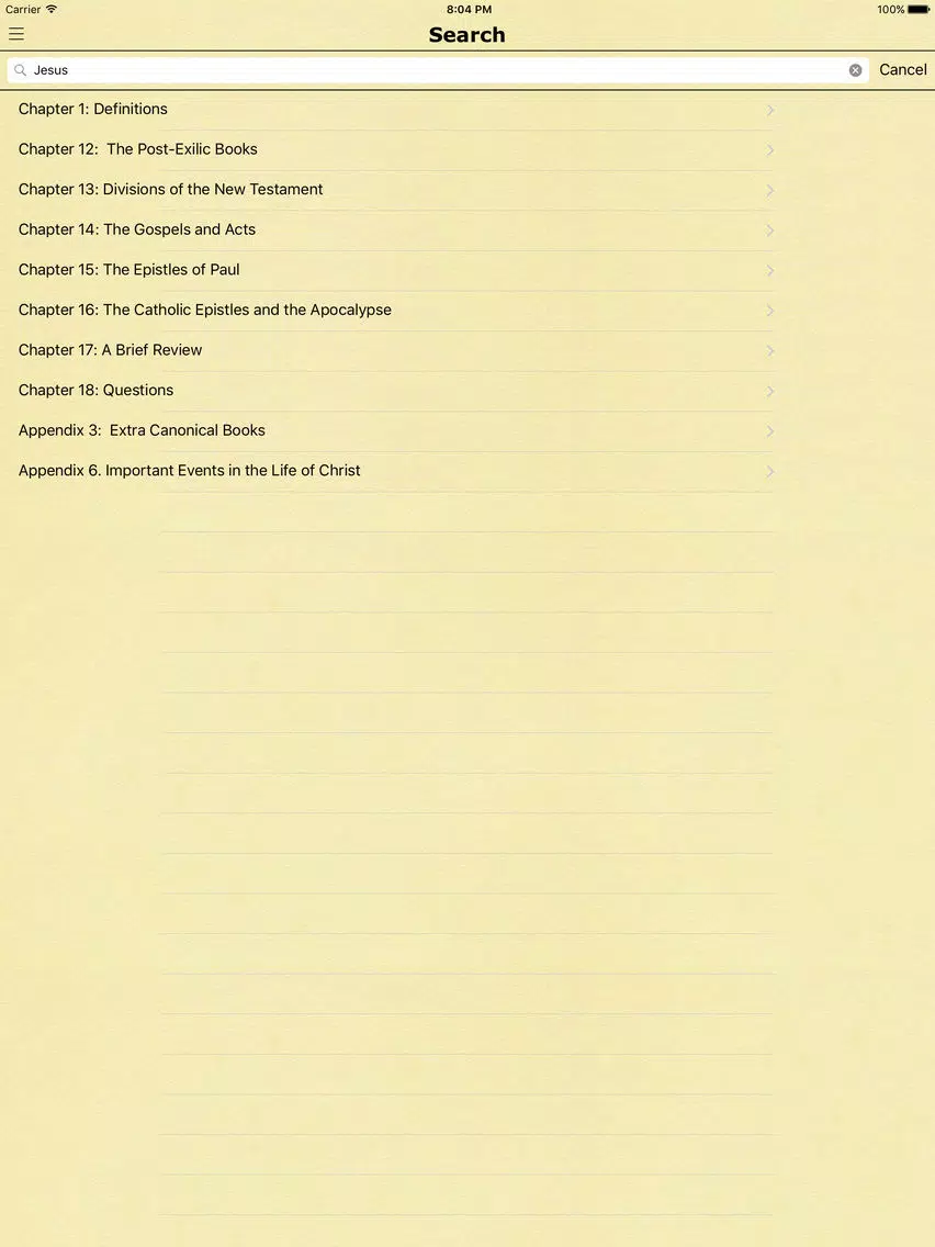 Bible Study Guide with King James Bible Verses iPad  Screenshots
