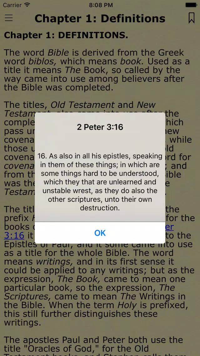 Bible Study Guide with King James Bible Verses Screenshots