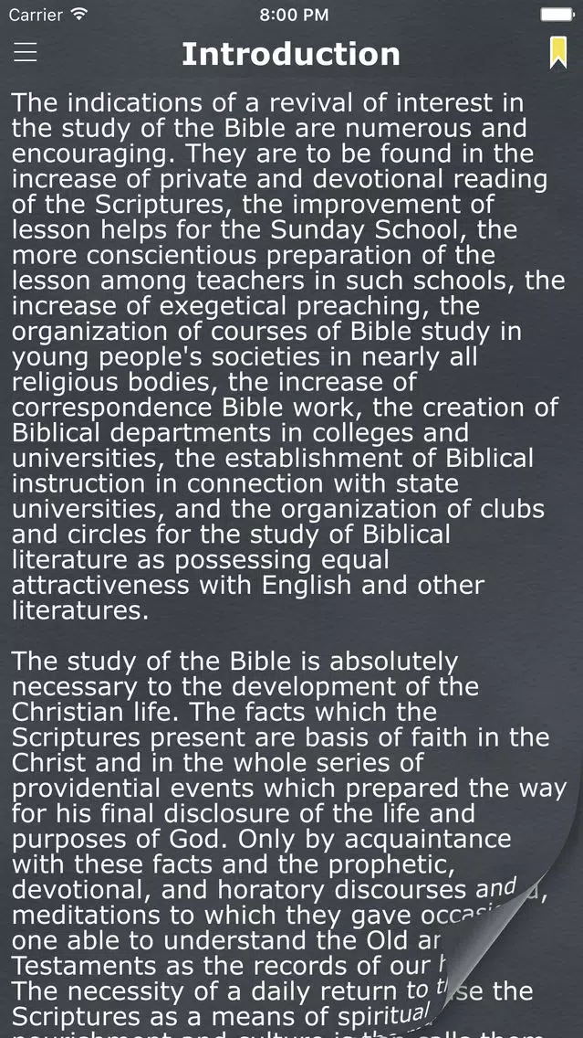 Bible Study Guide with King James Bible Verses Screenshots