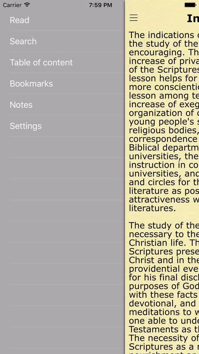 Bible Study Guide with King James Bible Verses Screenshots