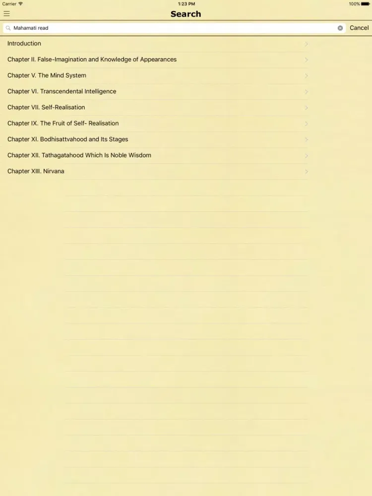 Tangkapan skrin The Buddhist Bible (Buddhist Holy Book) iPad 