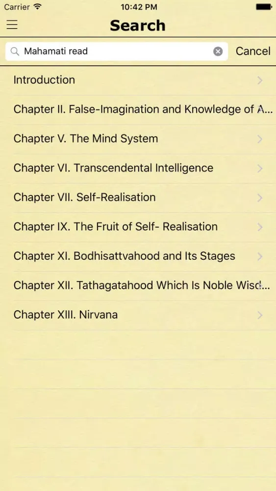Tangkapan skrin The Buddhist Bible (Buddhist Holy Book)