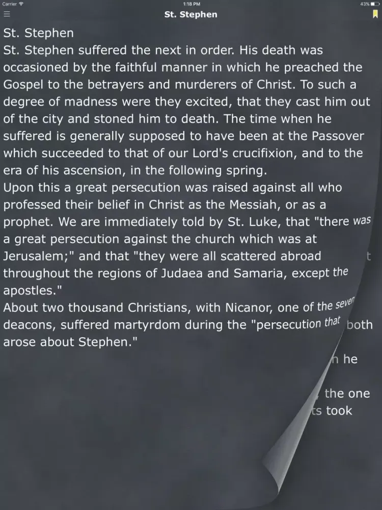 Foxes Book of Martyrs. The Bible History Book iPad 应用截图