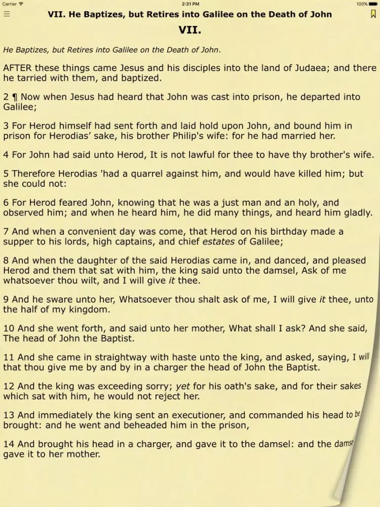 Jefferson Bible (The Life and Morals of Jesus of Nazareth) iPad  স্ক্রিনশট