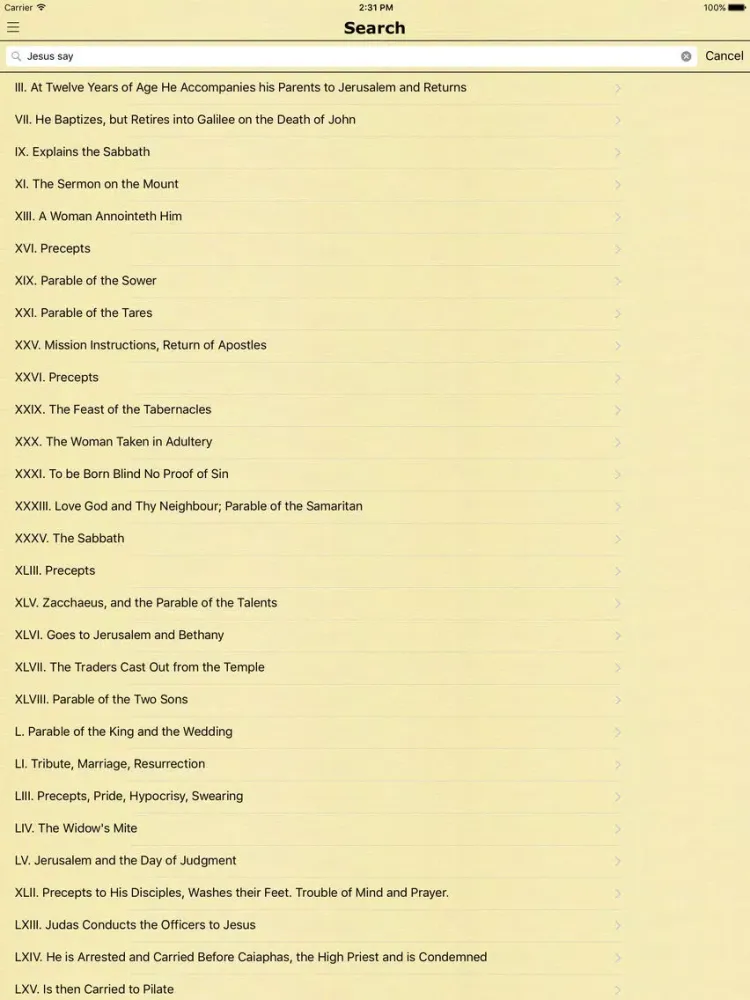 Jefferson Bible (The Life and Morals of Jesus of Nazareth) iPad  স্ক্রিনশট