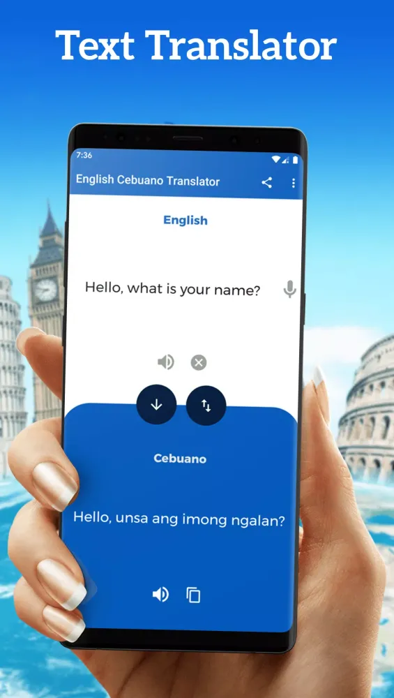 English Cebuano Translator Screenshots