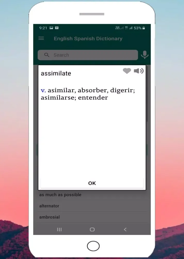 Spanish Dictionary应用截图