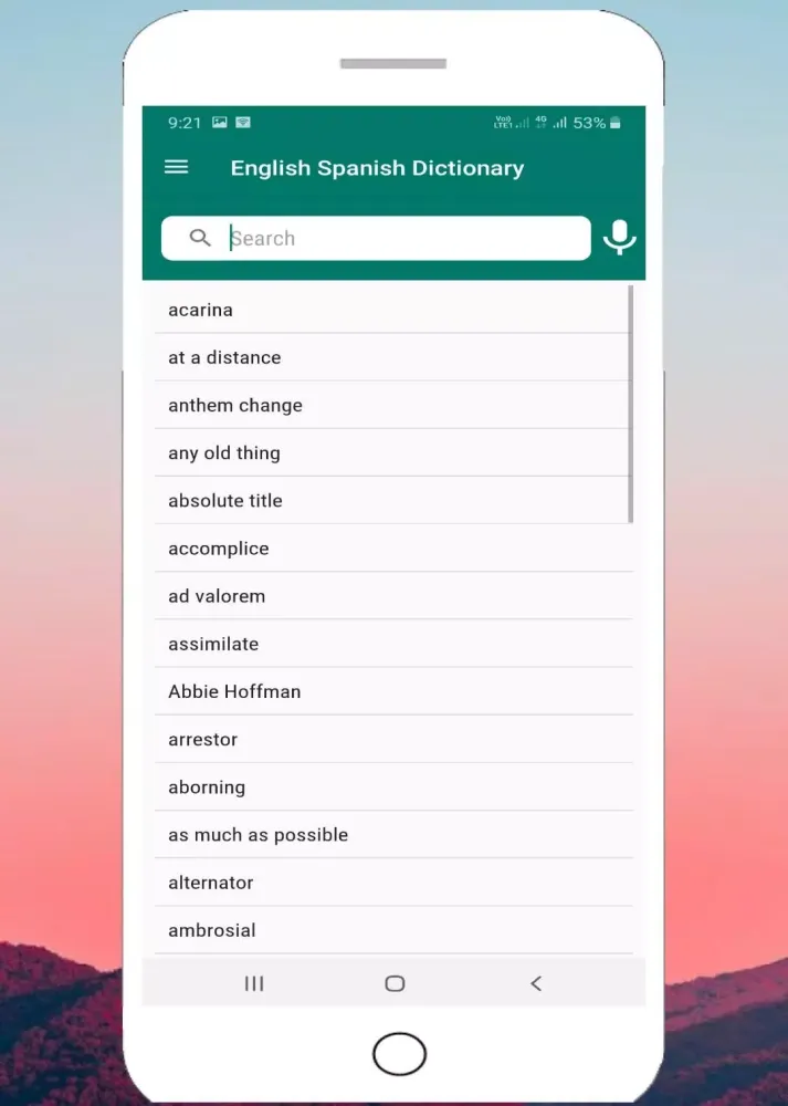 Spanish Dictionary应用截图
