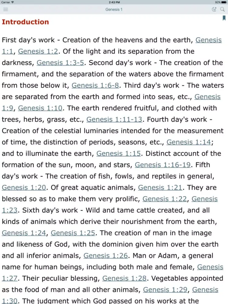 Adam Clarke Bible Commentary with KJV Audio Verses iPad  Screenshots