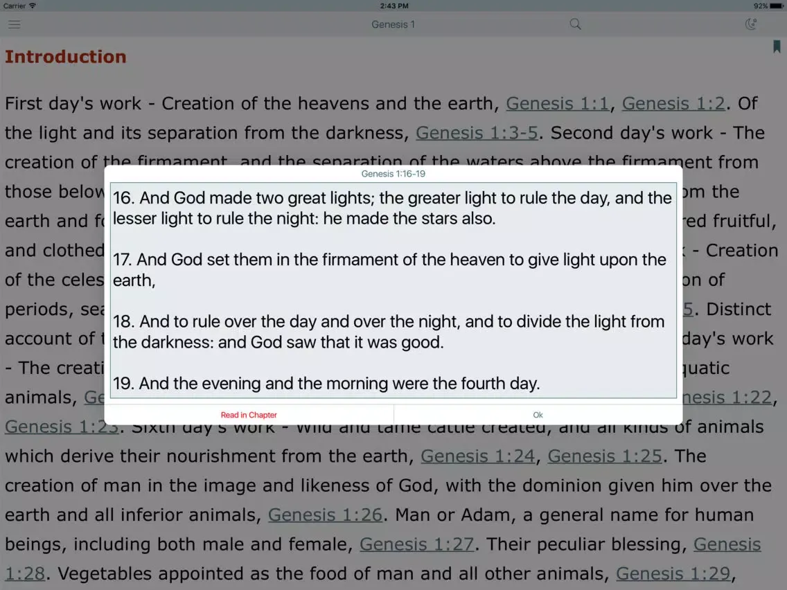 Adam Clarke Bible Commentary with KJV Audio Verses iPad  Screenshots