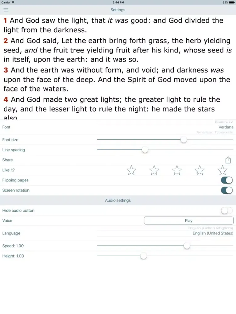 Adam Clarke Bible Commentary with KJV Audio Verses iPad  Screenshots