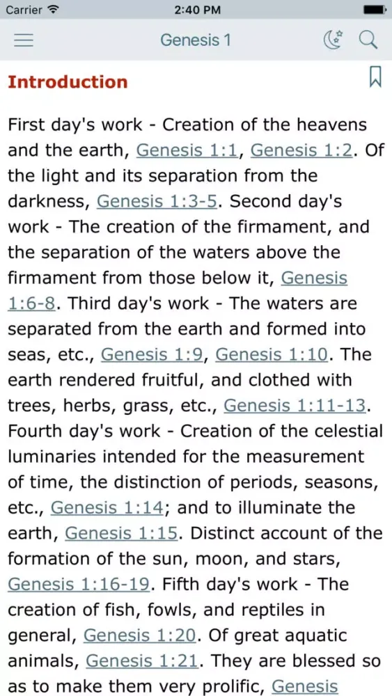 Adam Clarke Bible Commentary with KJV Audio Verses Screenshots