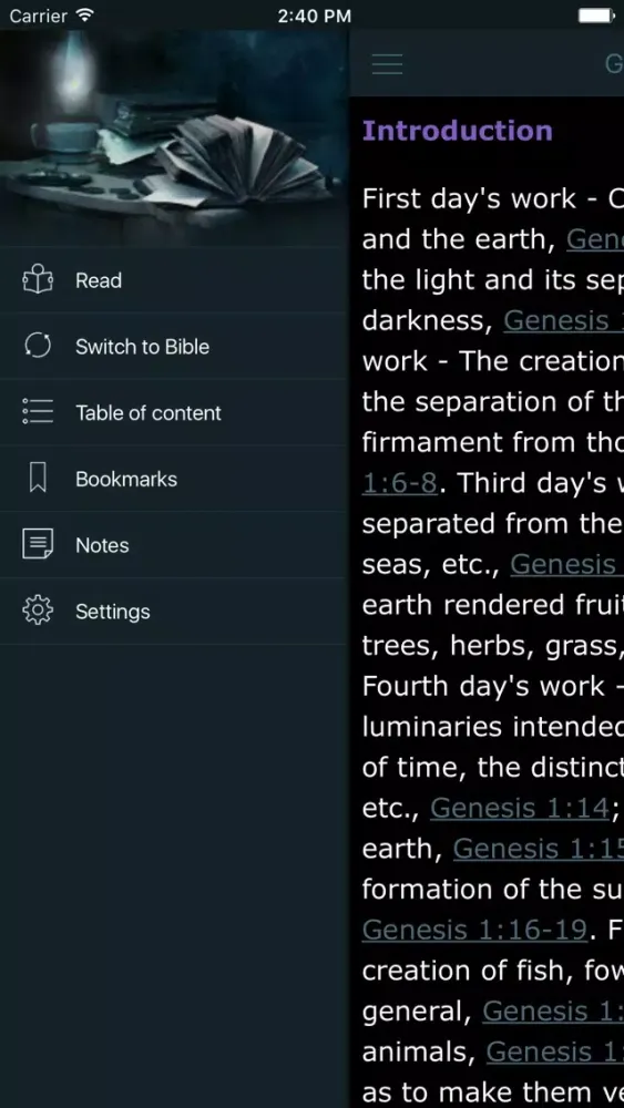 Adam Clarke Bible Commentary with KJV Audio Verses Screenshots