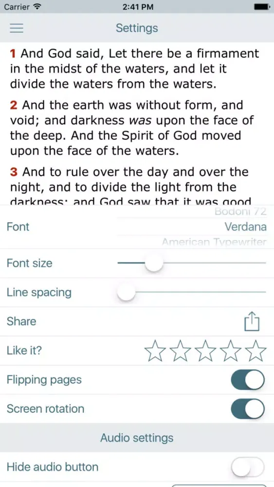 Adam Clarke Bible Commentary with KJV Audio Verses Screenshots