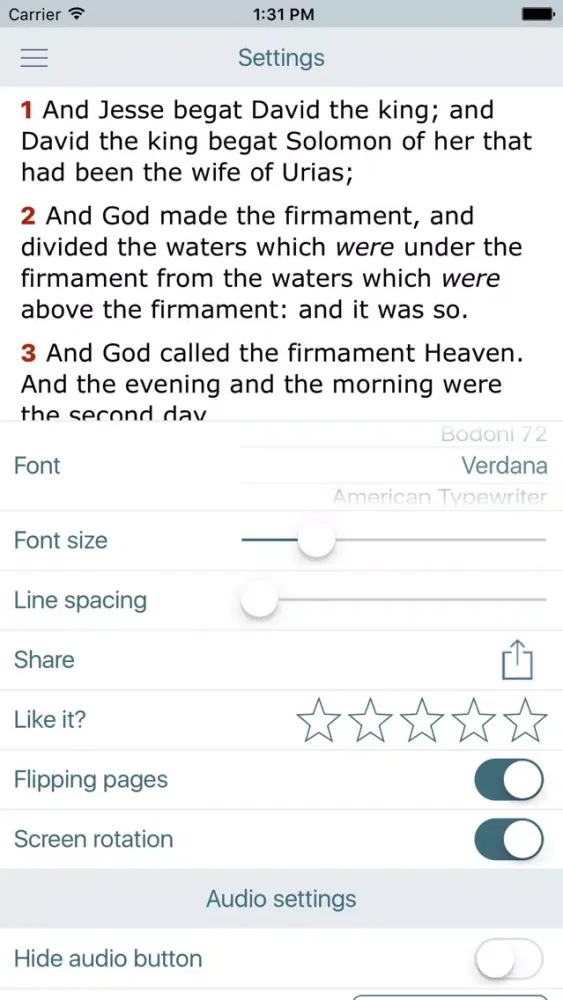 Capturas de tela do Commentary on New Testament and King James Bible