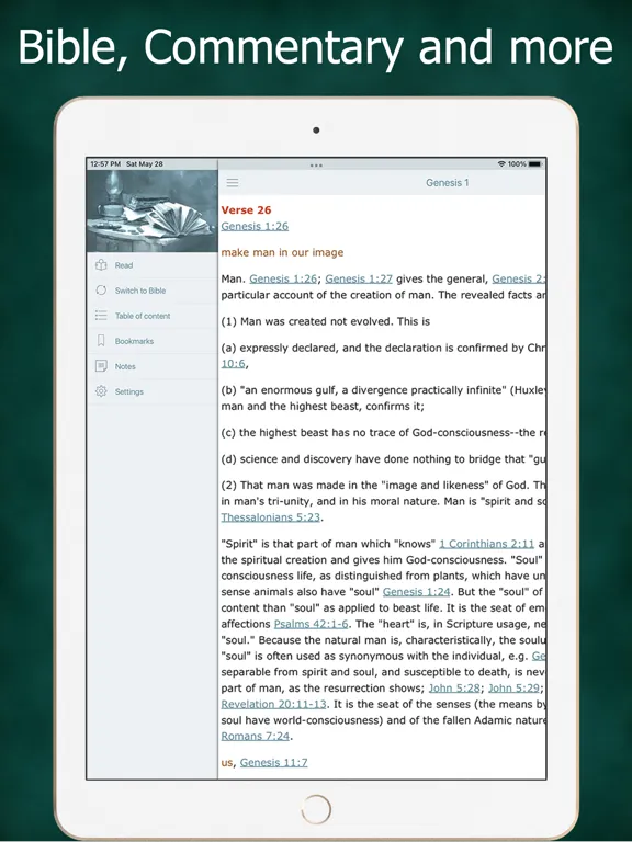 Scofield Reference Bible Note iPad  Screenshots