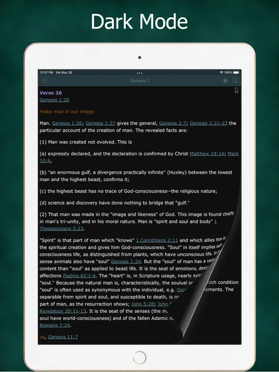 Scofield Reference Bible Note iPad  Screenshots
