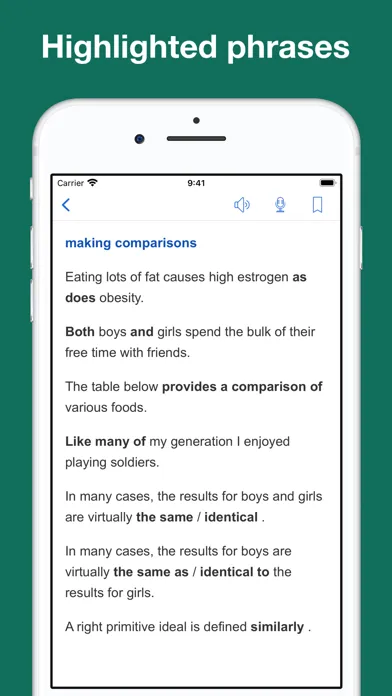 Tangkapan layar English Conversation Templates