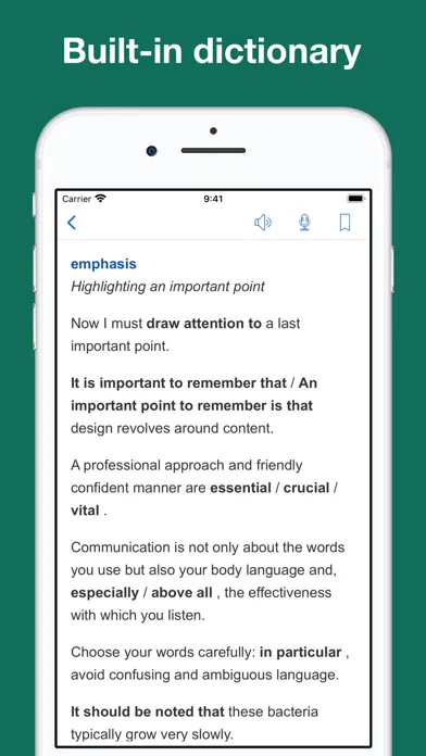 Tangkapan layar English Conversation Templates