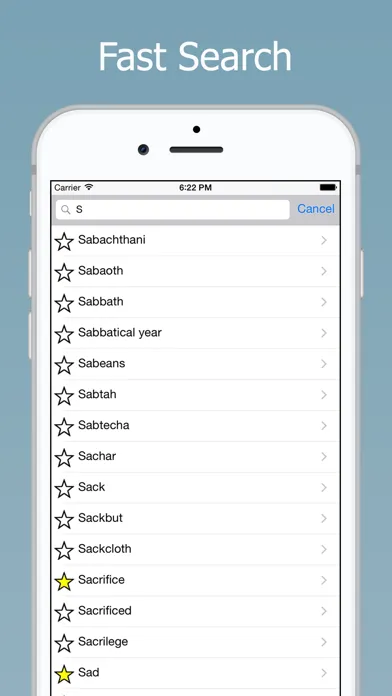Bible Dictionary and Glossary Screenshots