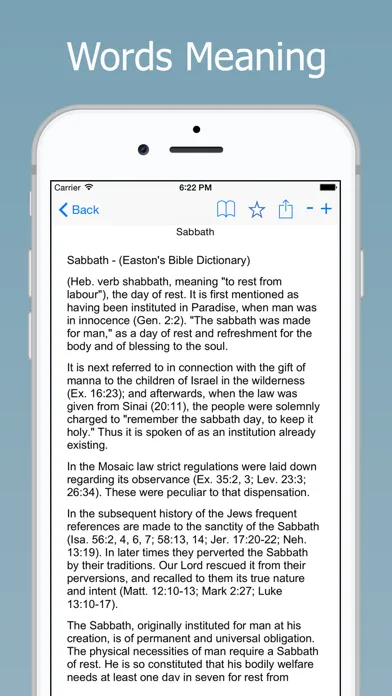Bible Dictionary and Glossary Screenshots