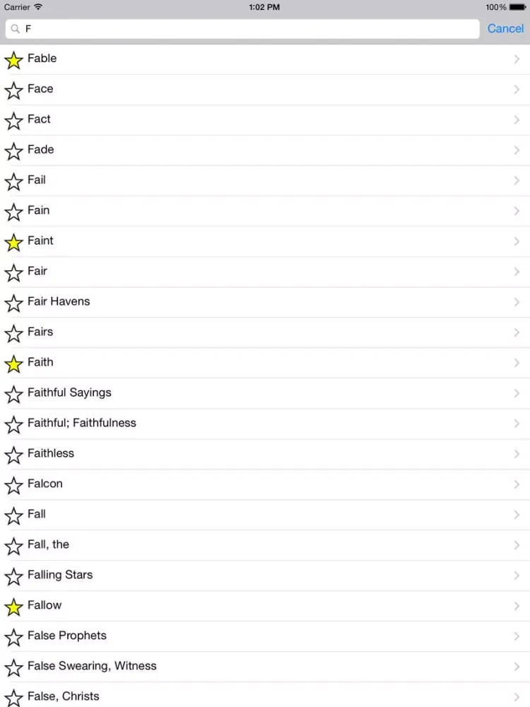 Bible Encyclopaedia with KJV Verses iPad  Ekran Görüntüleri