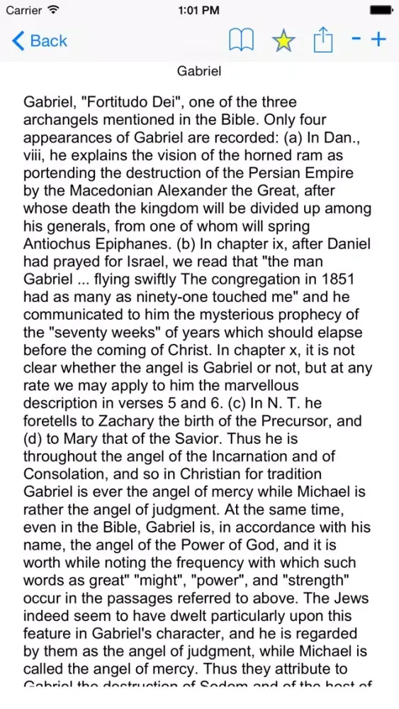 Ảnh chụp màn hình của Catholic Encyclopedia