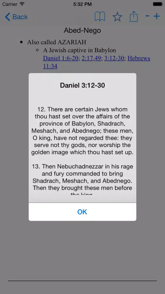 Zrzuty ekranu Nave Topical Bible Concordance with KJV Verses