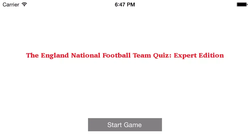 The England National Football Team Quiz: Expert Edition Screenshots