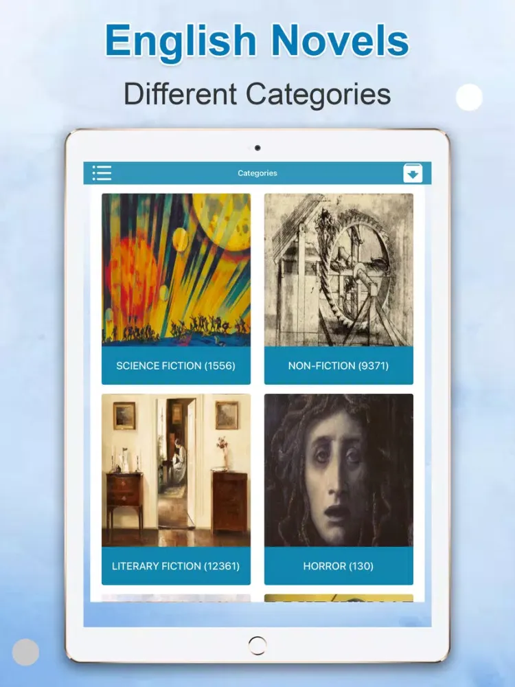 تصاویر English Novel Collection iPad 