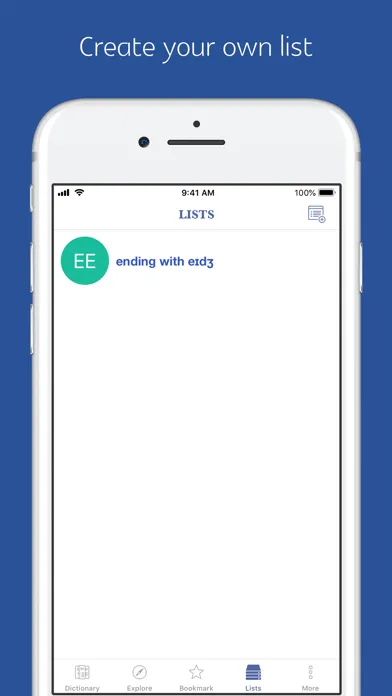 Capturas de tela do English Phonetic Dictionary