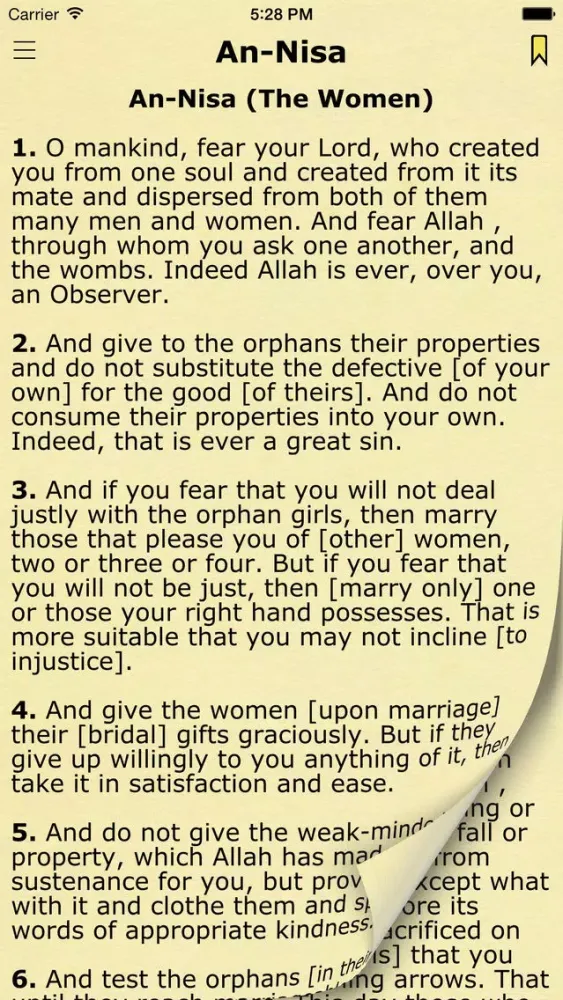 Capturas de tela do Quran Sahih International English Translation
