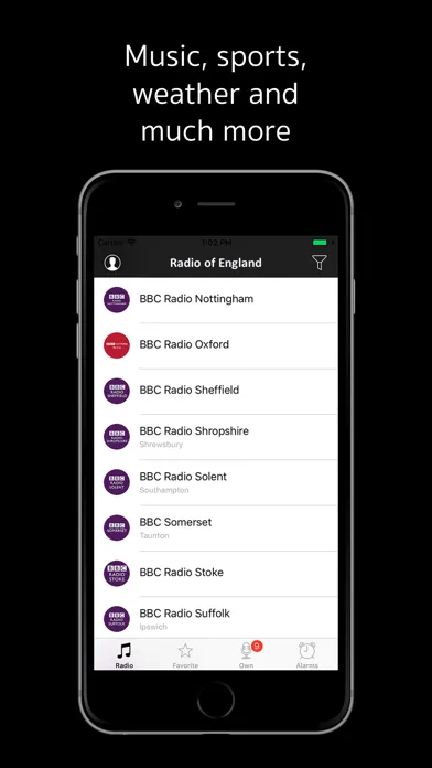 Radio of England (radio of UK) স্ক্রিনশট
