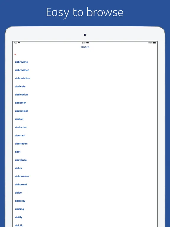 English Sentence Dictionary iPad  Screenshots