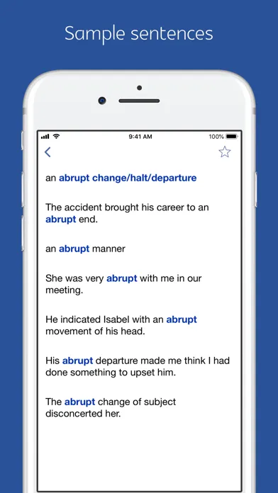 English Sentence Dictionary Screenshots