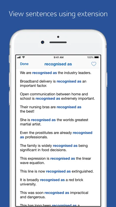 English Sentence Dictionary Screenshots