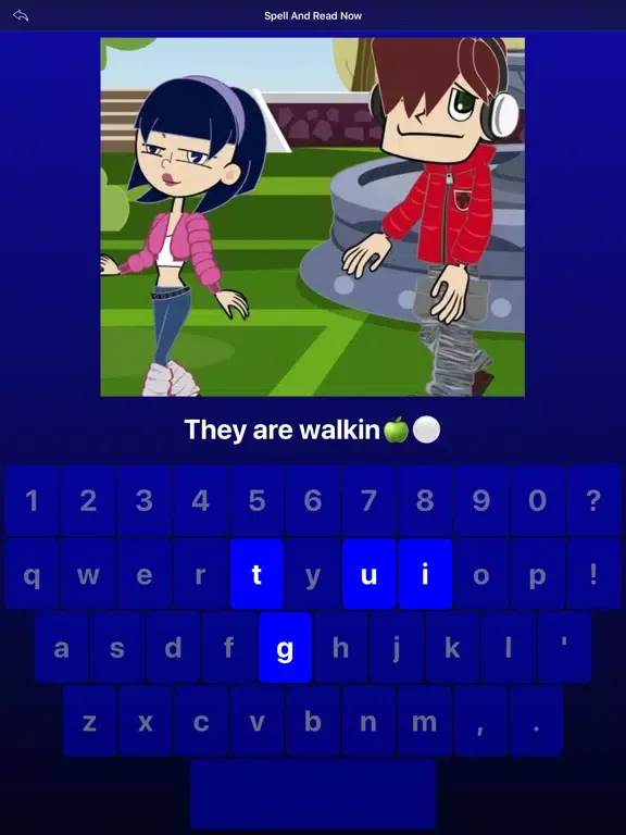 Ảnh chụp màn hình của Spell And Read Now iPad 