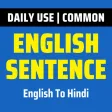 Hindi To English Sentence