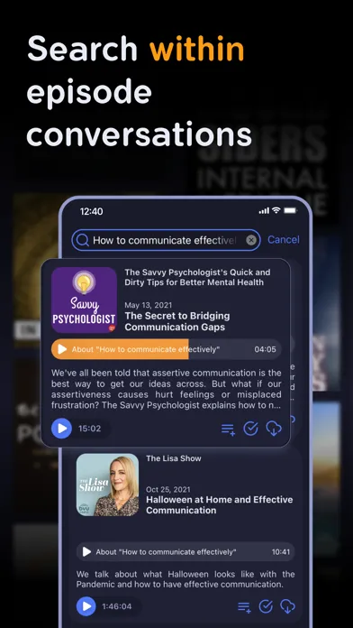 Noorami: AI Podcast Player স্ক্রিনশট