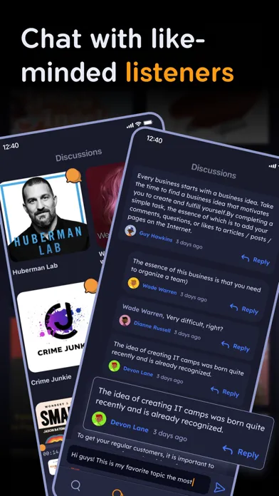 Noorami: AI Podcast Player স্ক্রিনশট