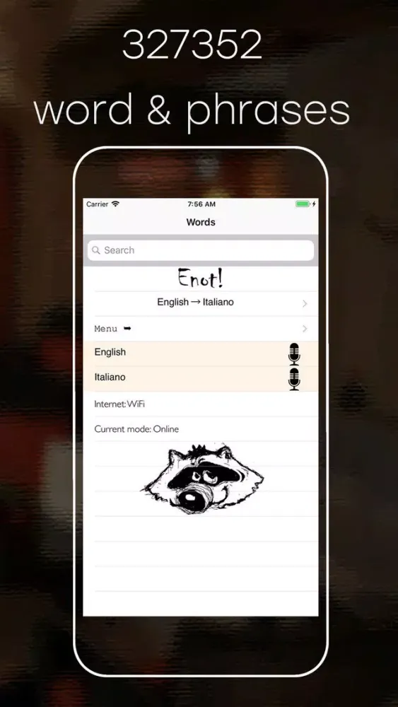 Capturas de pantalla de Italian-English dictionary E!