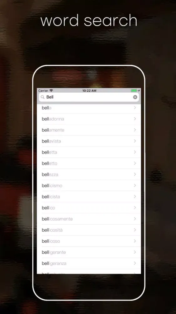 Capturas de pantalla de Italian-English dictionary E!