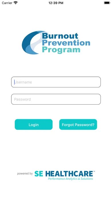 Capturas de tela do Burnout Prevention Program