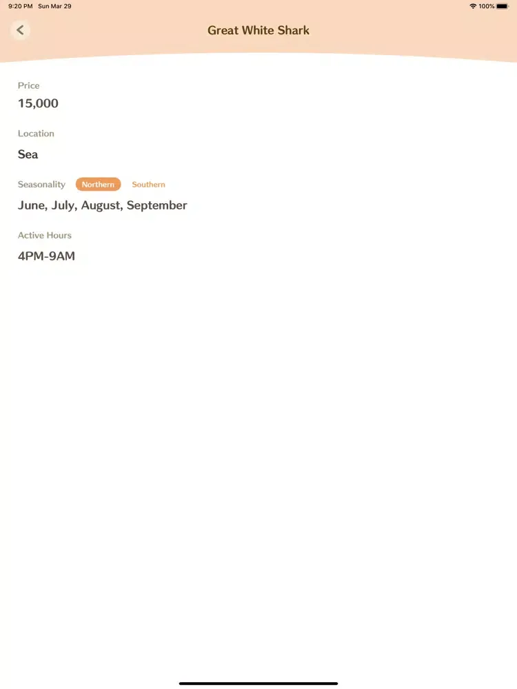Price Guide for ACNH iPad 应用截图