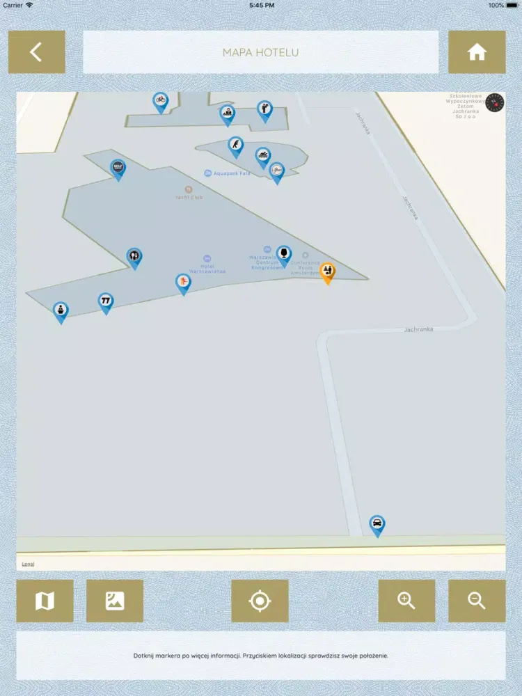 Capturas de pantalla de Hotel Warszawianka iPad 