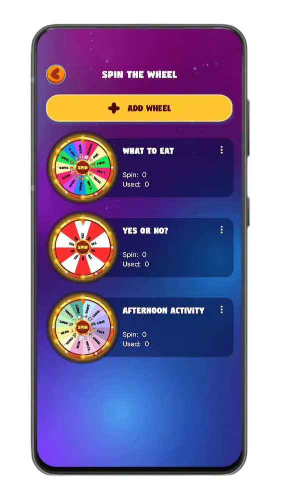 Tangkapan layar Finger Picker : Spin The Wheel
