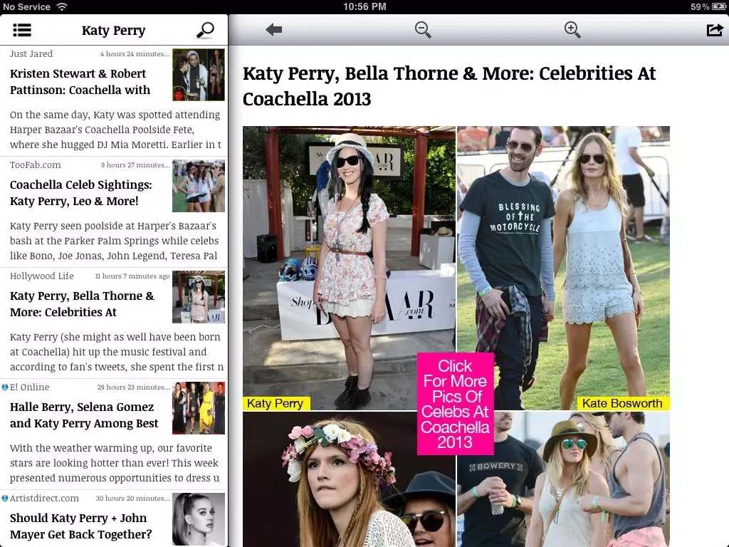 Capturas de pantalla de ET News - Google edition iPad 