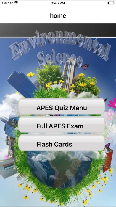 Capturas de tela do Environmental Science Buddy