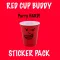 Red Cup Buddy Sticker Pack
