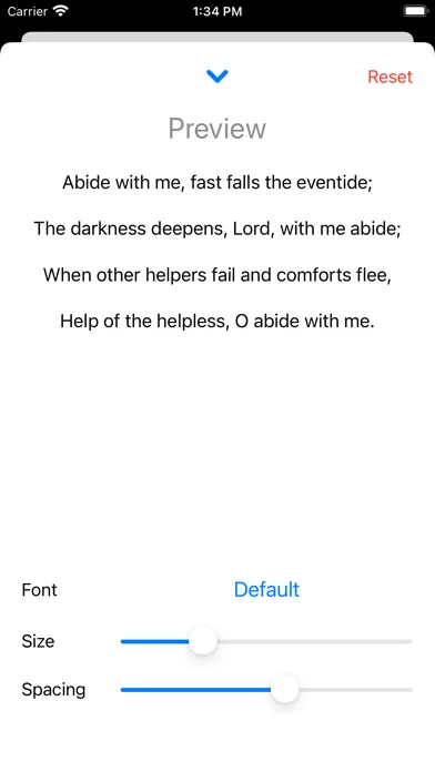 Hymnly سکرین شاٹس